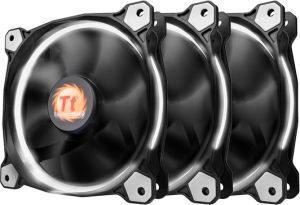 Wentylator Thermaltake Riing 12 LED White 3-pack (CL-F055-PL12WT-A) 1