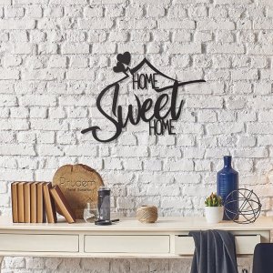 Pirudem Napis HOME SWEET HOME II - metalowa ozdoba ścienna 700 x 500 mm 2