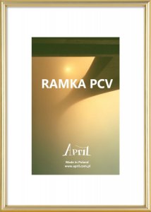 Ramka FPU APRIL Ramka 18x24 PCV złota, półbłysk (RA19) 1