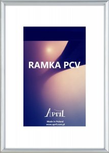 Ramka FPU APRIL Ramka 15x21 (A5) PCV srebrna, półbłysk (RA19) 1