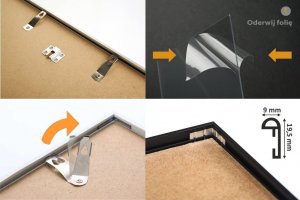 Ramka FPU APRIL Ramka 42x59,4 (A2) PCV srebrna, półbłysk (RA19) 6