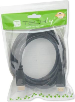 Kabel Techly HDMI - HDMI 1m czarny (025909) 2