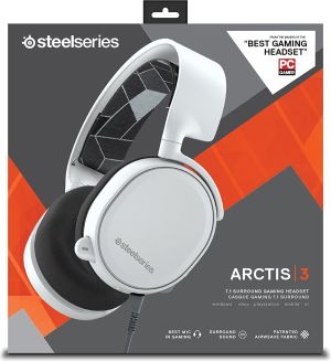 Słuchawki SteelSeries Arctis 3 Białe (61434) 5