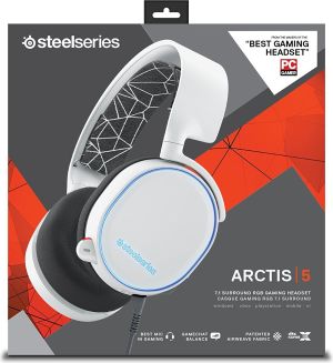 Słuchawki SteelSeries Arctis 5 Białe (61444) 7