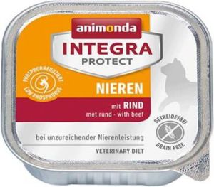 Animonda Integra Protect Nieren dla kota - z wołowiną tacka 100g 1