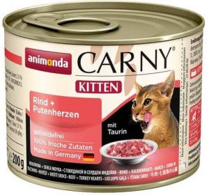 Animonda Carny Kitten Wołowina, Serca indycze 200 g 1
