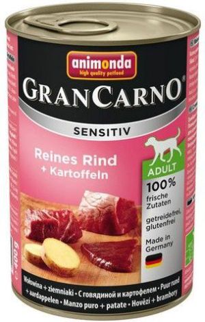 Animonda Gran Carno Sensitiv Wołowina + ziemniaki 400g 1