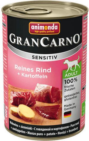 Animonda GranCarno Sensitive Wołowina i Ziemniaki 800g 1