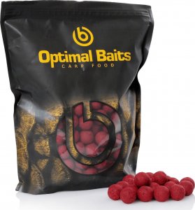 Optimal Baits Optimal Baits Kulki proteinowe ŚLIWKA & CZOSNEK 15mm 1kg - Kulki zanętowe 1