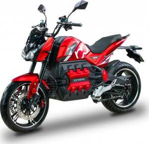 Bili Bike Motocykl elektryczny BILI BIKE EXTREME (6000W, 100Ah,100km/h) czerwony 1