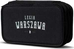 Piórnik Legia Warszawa piórnik 3-komorowy pojemny czarny 1