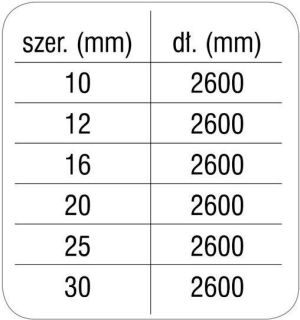 Chaba SMYCZ TAŚMA REG 25mm NIEBIESKA 2