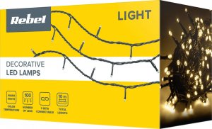 Lampki choinkowe Rebel Light 100 LED białe ciepłe 4