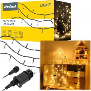 Lampki choinkowe Rebel Light 100 LED białe ciepłe 5