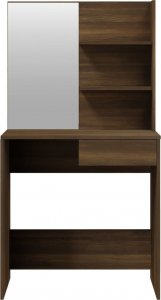 vidaXL vidaXL Toaletka z lustrem, brązowy dąb, 74,5x40x141 cm 6