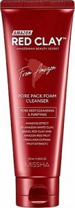 Missha MISSHA Amazon Red Clay Pore Pack Foam Cleanser Pianka Oczyszczająca 120 ml 1