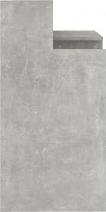 Biurko vidaXL Szare 97 cm x 45 cm 9