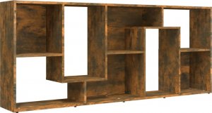 vidaXL Regał na książki, przydymiony dąb, 67x24x161 cm 5