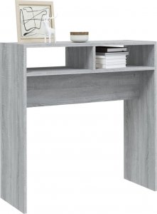vidaXL vidaXL Stolik konsolowy, szary dąb sonoma, 78x30x80 cm 4