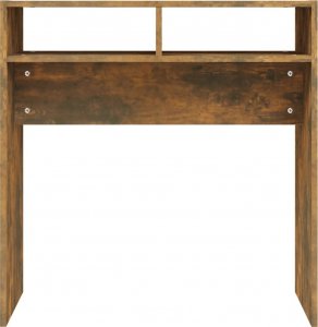 vidaXL vidaXL Stolik konsolowy, przydymiony dąb, 78x30x80 cm 5