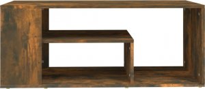 vidaXL vidaXL Stolik kawowy, przydymiony dąb, 100x50x40 cm 3