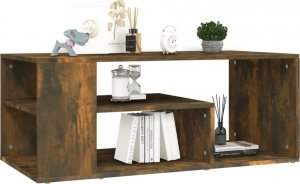 vidaXL vidaXL Stolik kawowy, przydymiony dąb, 100x50x40 cm 5