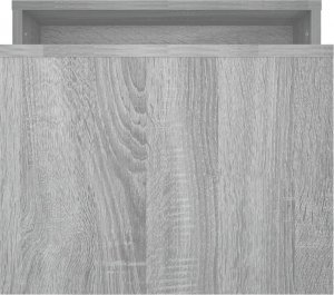 vidaXL vidaXL Stolik kawowy, szary dąb sonoma, 100x48x40 cm 5