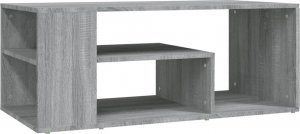 vidaXL vidaXL Stolik kawowy, szary dąb sonoma, 100x50x40 cm 2