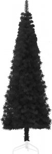 vidaXL Choinka sztuczna na stojaku Czarna 4