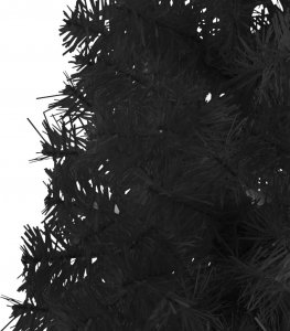 vidaXL Choinka sztuczna na stojaku Czarna 7