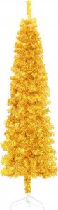 vidaXL Choinka sztuczna na stojaku Złota 4