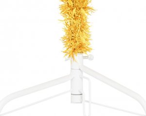 vidaXL Choinka sztuczna na stojaku Złota 8