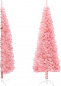 vidaXL Choinka sztuczna na stojaku Różowa 2