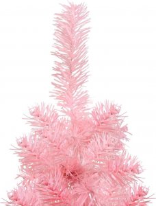 vidaXL Choinka sztuczna na stojaku Różowa 6