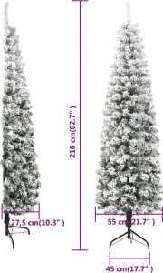 vidaXL Choinka sztuczna na stojaku Zielona 9