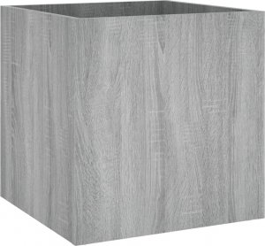 vidaXL vidaXL Donica, szary dąb sonoma, 40x40x40 cm, materiał drewnopochodny 2