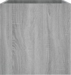 vidaXL vidaXL Donica, szary dąb sonoma, 40x40x40 cm, materiał drewnopochodny 5