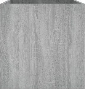 vidaXL vidaXL Donica, szary dąb sonoma, 40x40x40 cm, materiał drewnopochodny 6