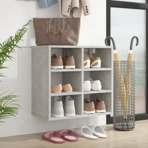 vidaXL vidaXL Szafka na buty, betonowa szarość, 52,5x30x50 cm 1