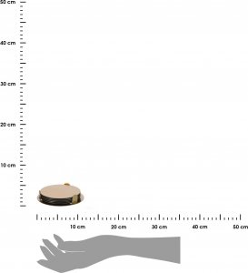 Excellent Houseware Podkładki na stół złote GLAMOUR pod kubek szklankę 3