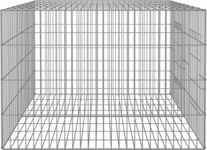 vidaXL vidaXL Klatka dla królika, 2 panele, 110x79x54cm, galwanizowane żelazo 5