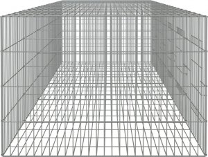 vidaXL vidaXL Klatka dla królika, 5 paneli, 273x79x54cm, galwanizowane żelazo 5