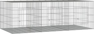 vidaXL vidaXL Klatka dla królika, 3 panele, 163x79x54cm, galwanizowane żelazo 2
