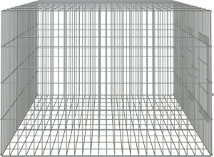 vidaXL vidaXL Klatka dla królika, 3 panele, 163x79x54cm, galwanizowane żelazo 5