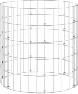 vidaXL Kompostownik ogrodowy, 50x50 cm, stal galwanizowana 4