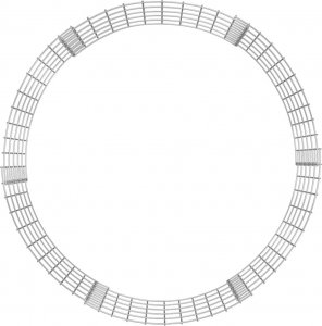 vidaXL Kompostownik ogrodowy, 100x50 cm, stal galwanizowana 3