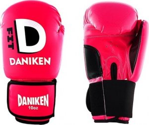 Daniken Rękawice bokserskie FIT różowy neon - 5111/P Waga: 8oz 1