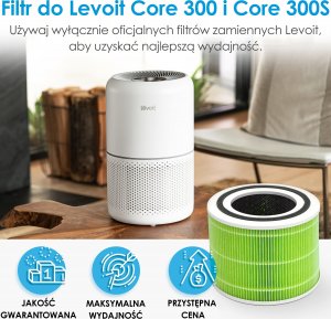 Levoit Filtr do Core 300 i 300S pleśnie i bakterie 5