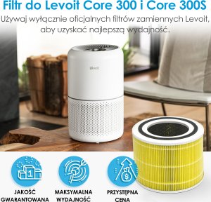 Levoit Filtr do Core 300 i 300S  przeciw alergenom zwierzęcym 5