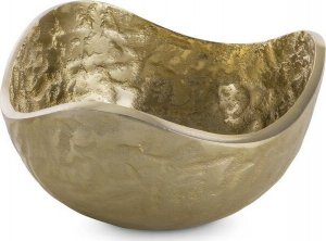 Eurofirany Misa dekoracyjna metalowa PEDRO 17X17X9 złota x2 2